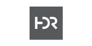 A gray square with the letters hdr in white.